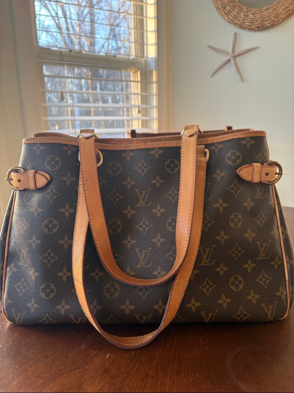 Louis Vuitton Monogram Canvas Tote with Vachetta Trim